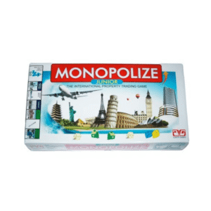 Monopolize Junior, A Business Strategy Multi-Player Board Game for Kids