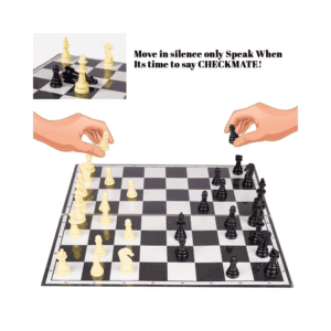 Tournament Chess Kit by Ratnas, Foldable Chess Board, Suitable for all ages - Image 3