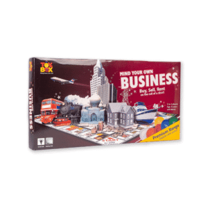 Mind Your Own Business, A Multi-Player Business Strategy Board Game for Kids